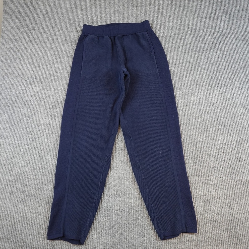 Rapha Pro Team Transfer Sweatpants Mens Small Blue Wool Blend Cycling Winter